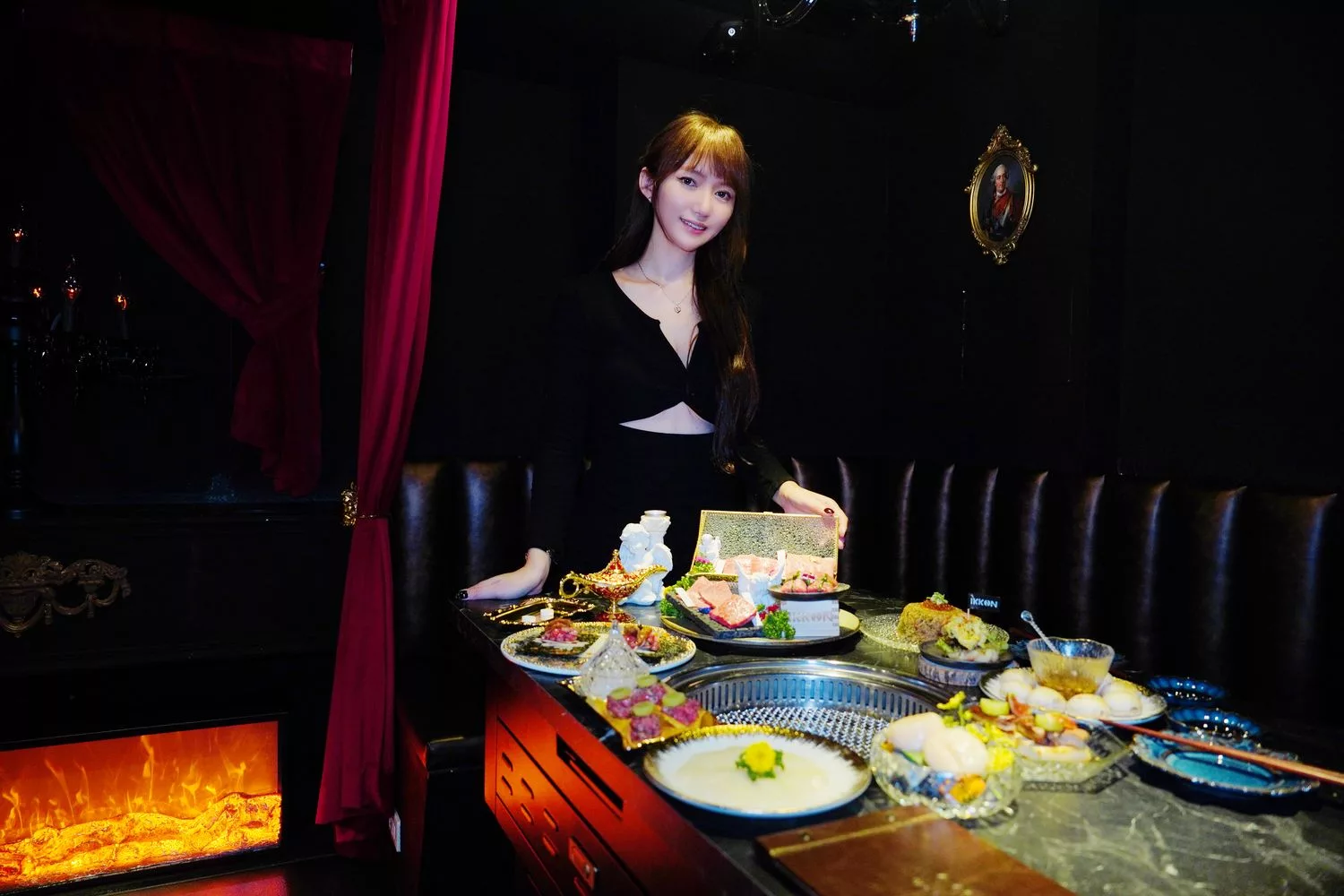 【台中高級燒肉】IKKON和牛會所WagyuClub，華麗古堡風格.頂級燒肉饗宴! @混血珊莎的奇幻旅程