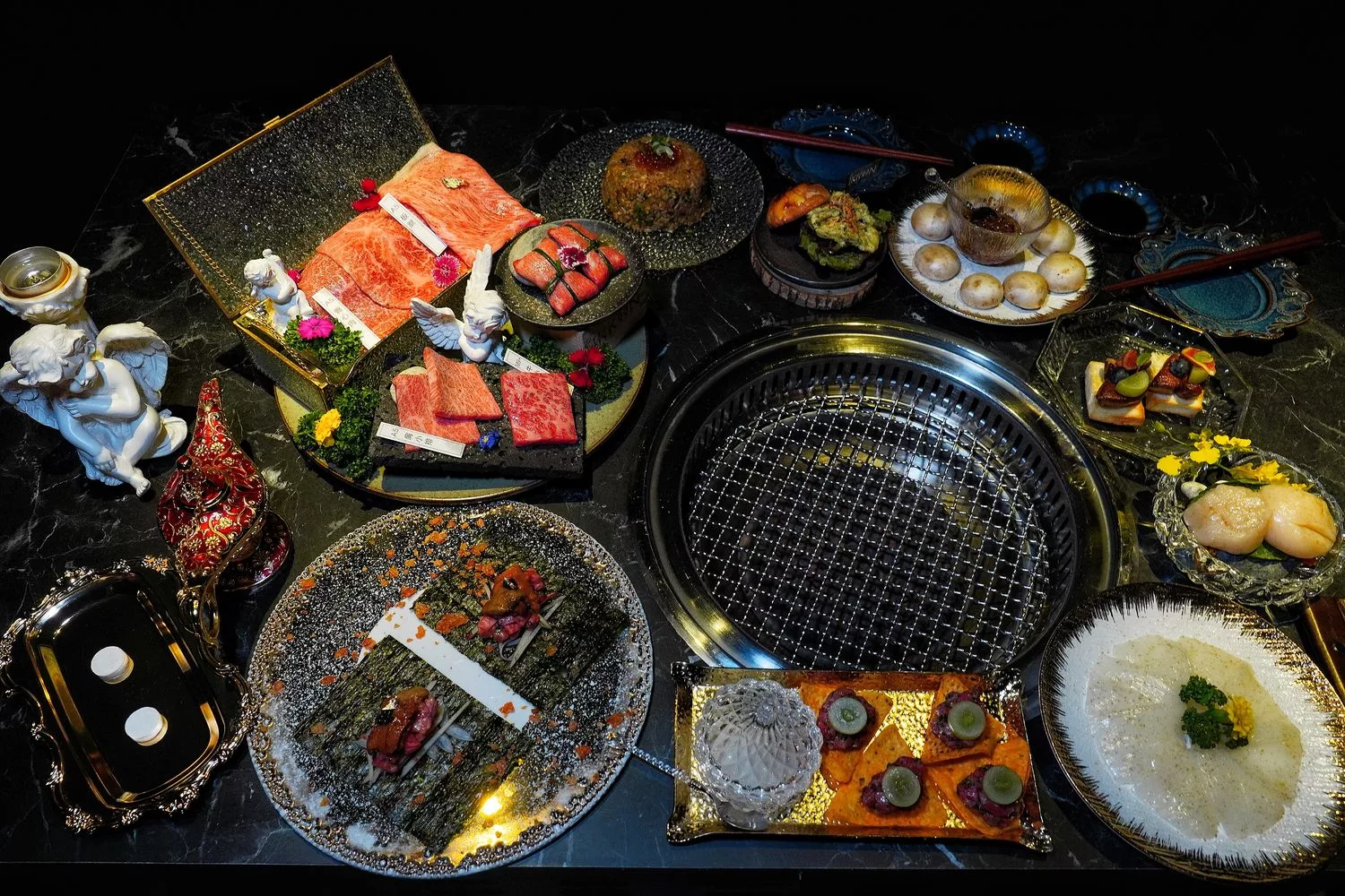 【台中高級燒肉】IKKON和牛會所WagyuClub，華麗古堡風格.頂級燒肉饗宴! @混血珊莎的奇幻旅程