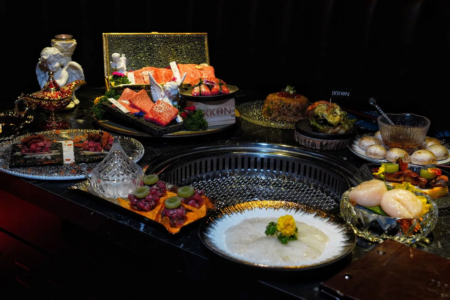 【台中高級燒肉】IKKON和牛會所WagyuClub，華麗古堡風格.頂級燒肉饗宴! @混血珊莎的奇幻旅程