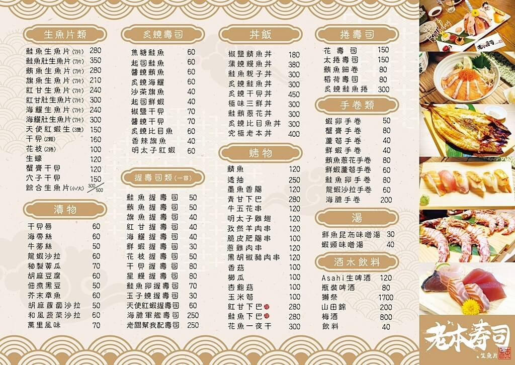 【三重日本料理】老本壽司.生魚片，人氣平價日料.壽司擺盤超吸睛! @混血珊莎的奇幻旅程