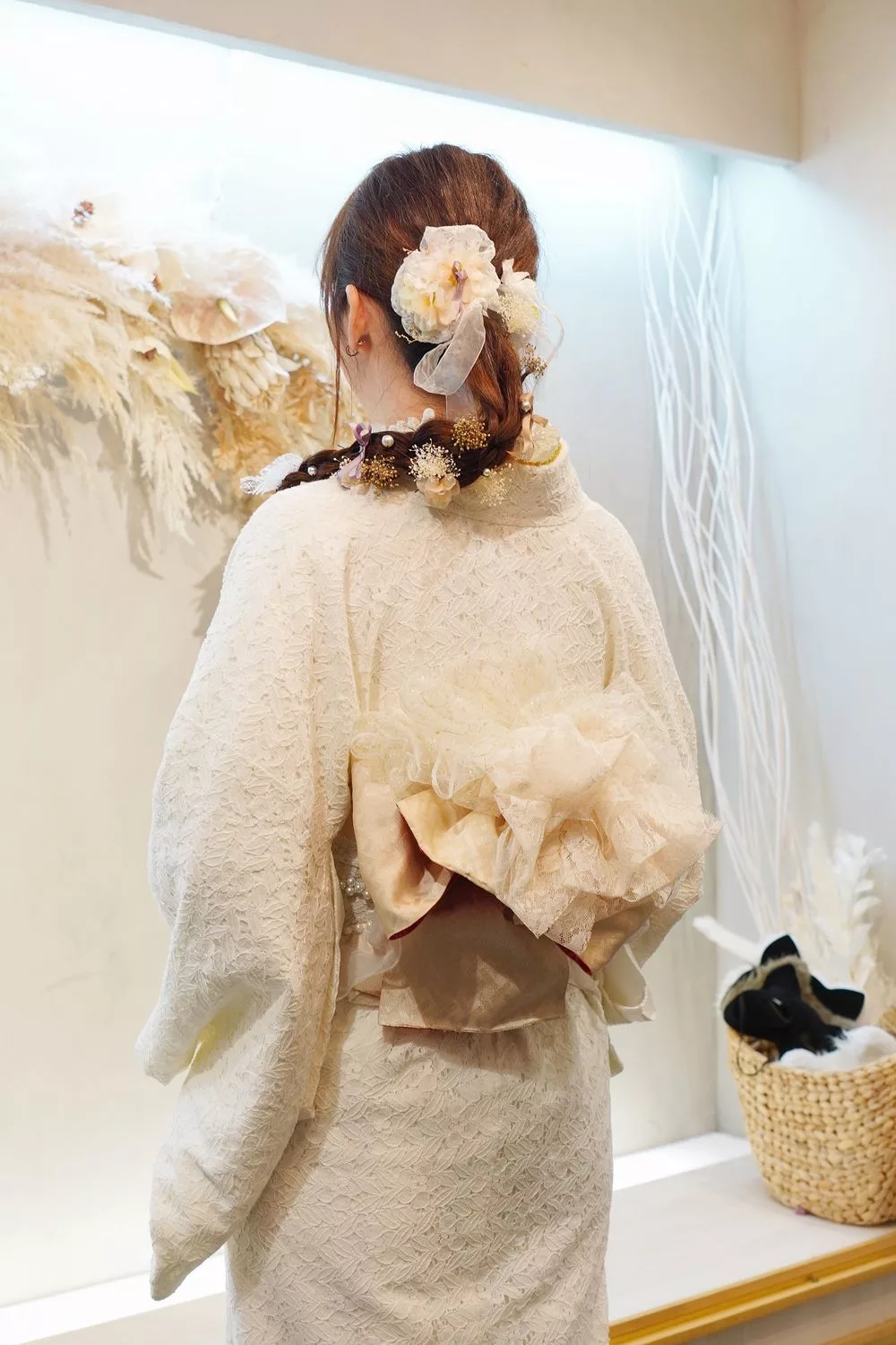 【京都和服體驗】Okimono屋 清水寺店，超夢幻髮型搭配優雅和服 中文店員 款式多高CP值! @混血珊莎的奇幻旅程