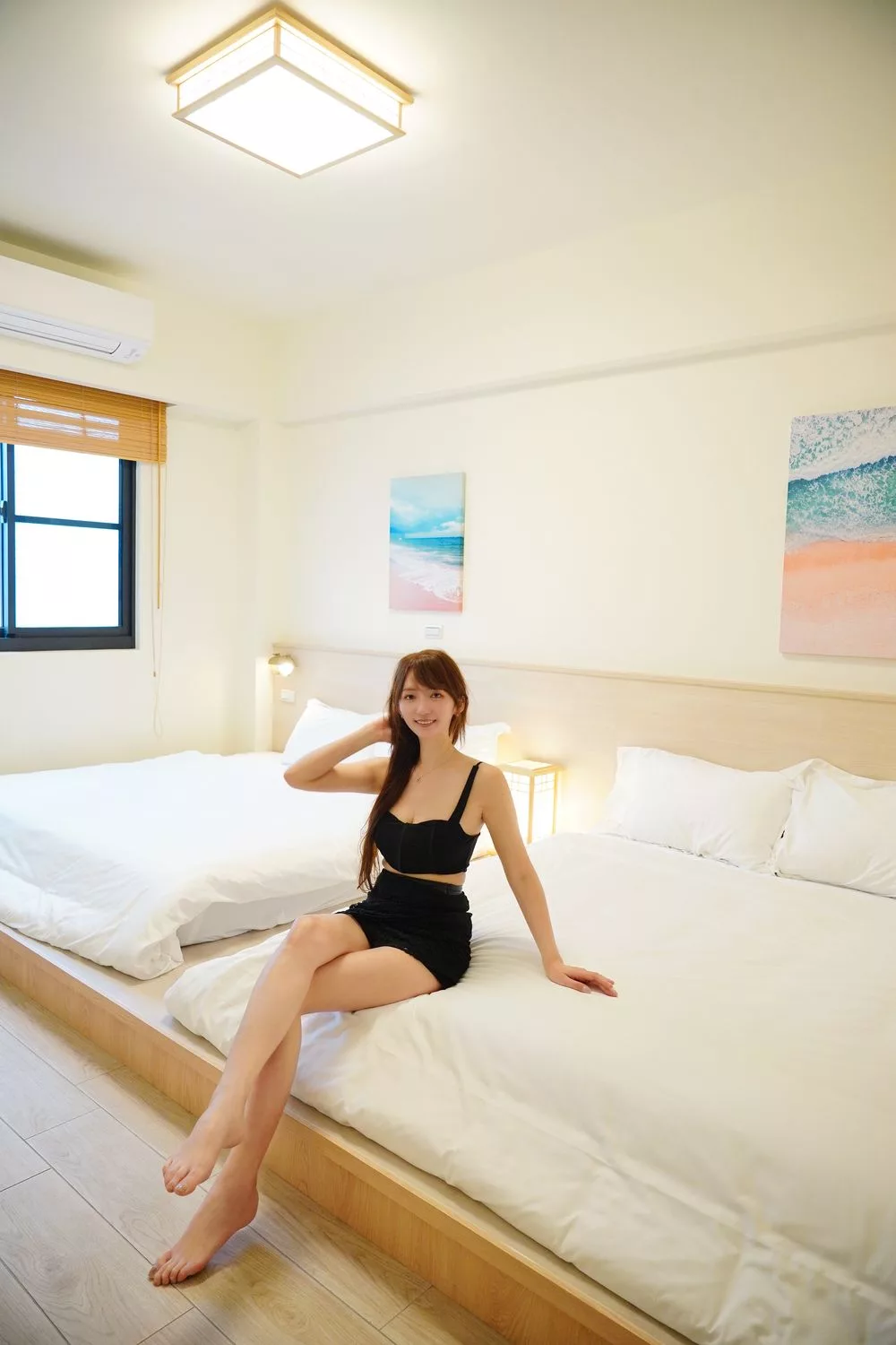 【台南包棟住宿】燈塔villa 衡定理台南安平包棟民宿，景觀陽台房超大客廳! @混血珊莎的奇幻旅程