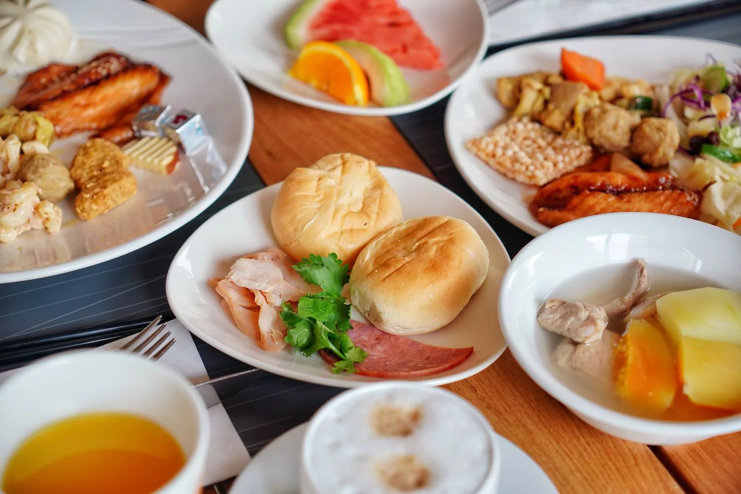 【中正區早餐】和逸飯店台北忠孝館早餐THE Lounge自助早餐，選擇多樣又好吃! @混血珊莎的奇幻旅程