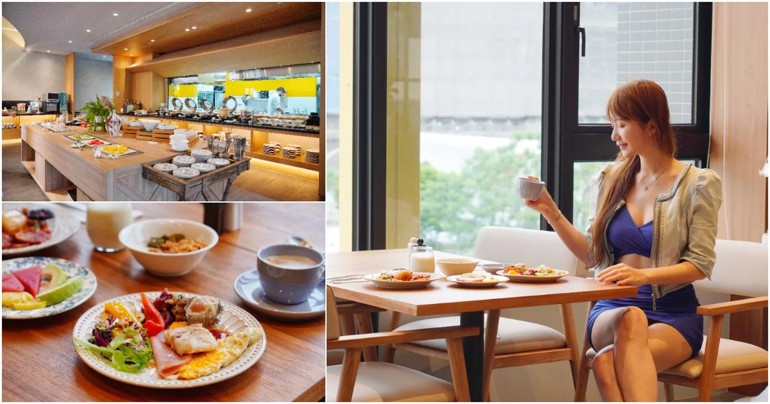 【西屯早午餐】享得道早餐，森林系餐廳享用豐盛自助式早餐! @混血珊莎的奇幻旅程