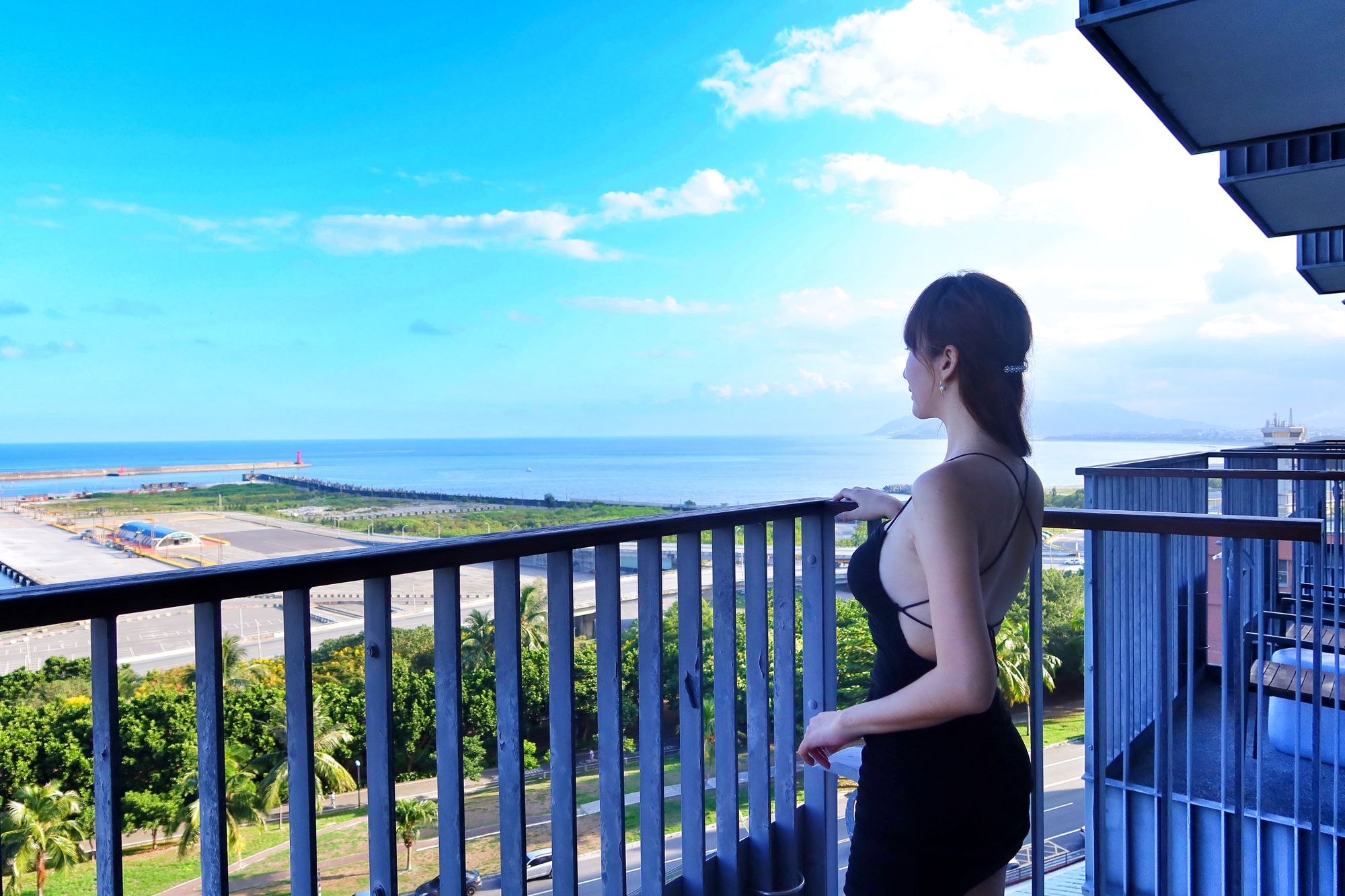 【花蓮東大門住宿】Kadda Hotel 璽賓行旅，日出海景盡收眼底，水天一色無邊際泳池! @混血珊莎的奇幻旅程