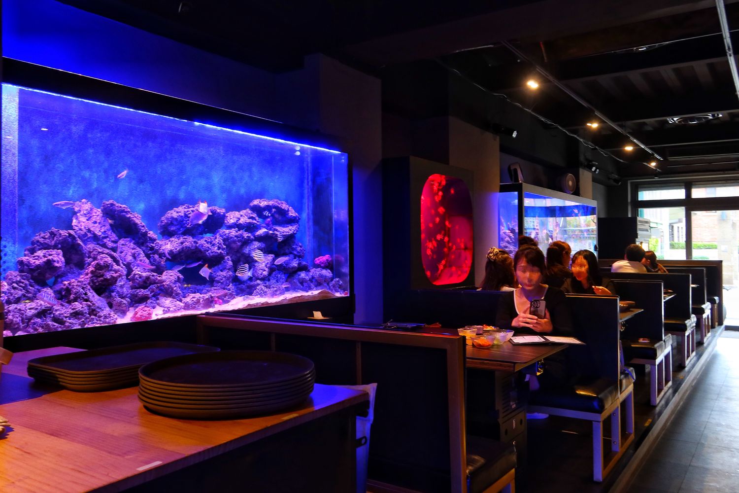 【新竹東區美食】山上走走日式無菜單燒肉專門店，超夢幻水族館餐廳，新竹無菜單料理推薦! @混血珊莎的奇幻旅程