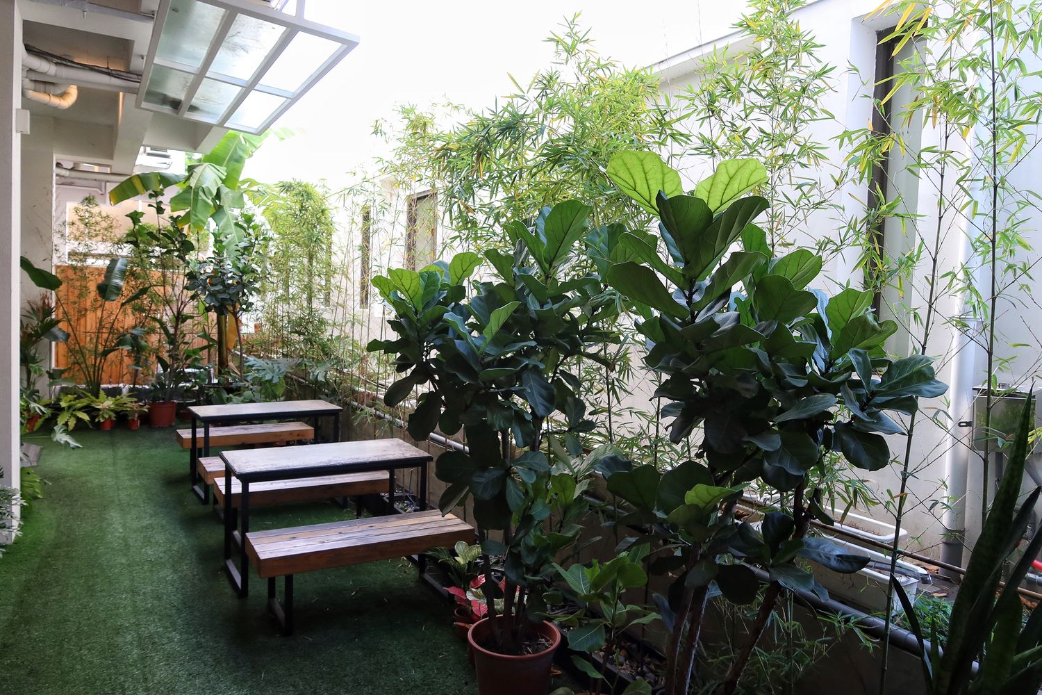 【台中西區住宿 】嬉行旅Hotel Si，女性友善文青風旅店，純白森林系風格超好拍! @混血珊莎的奇幻旅程