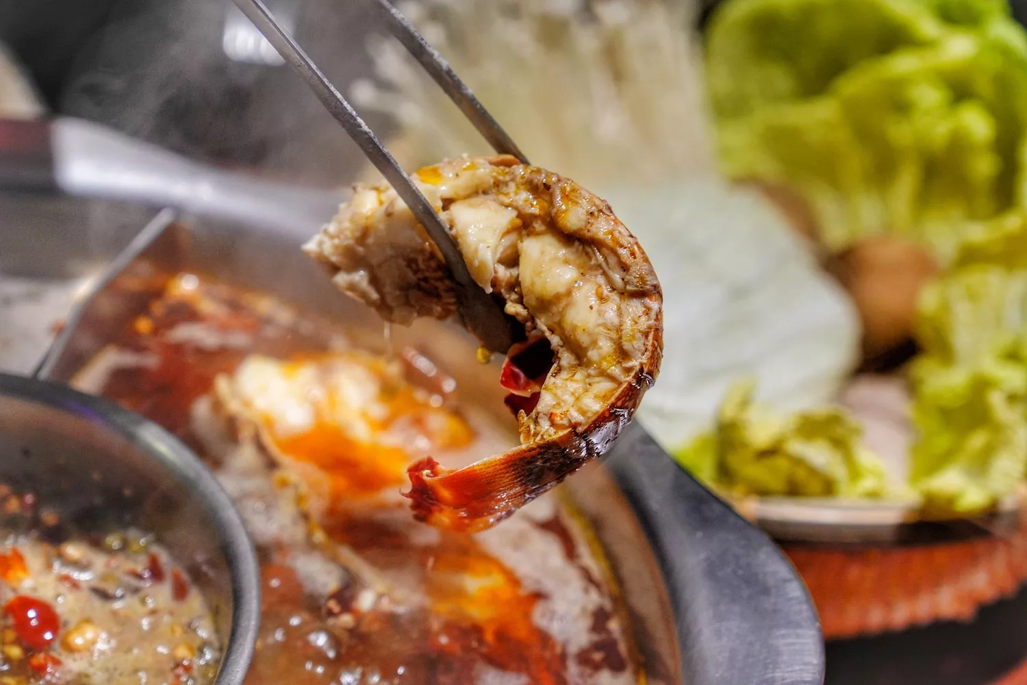 【台中西屯火鍋】臥龍城麻辣火鍋，道地四川老火鍋，雙人海陸饗宴超澎派! @混血珊莎的奇幻旅程