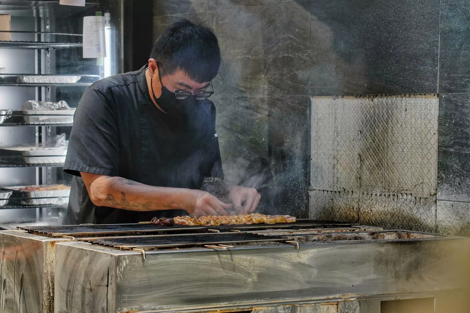 大直居酒屋｜天燒Amayaki現代居酒屋，炭火串燒台日料理，獨立包廂聚餐首選! @混血珊莎的奇幻旅程