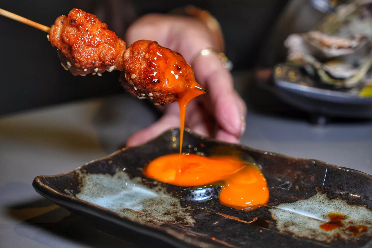 大直居酒屋｜天燒Amayaki現代居酒屋，炭火串燒台日料理，獨立包廂聚餐首選! @混血珊莎的奇幻旅程