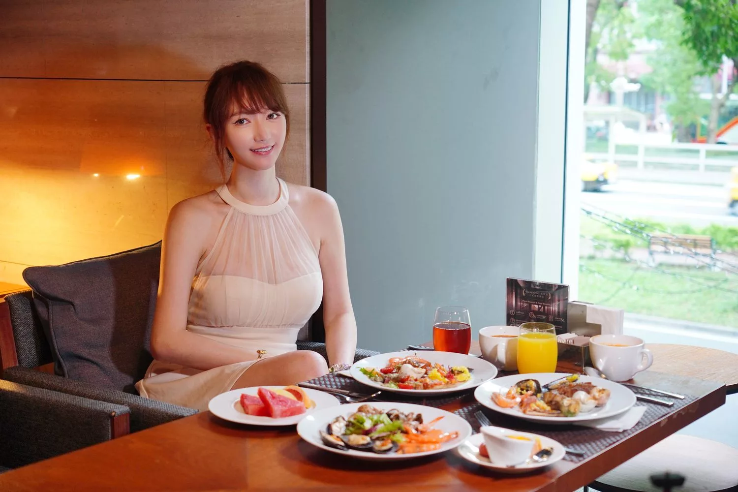 【大安捷運站飯店】慕軒飯店，慕軒客房敦南林蔭美景第一排，一泊一食美味義式饗宴! @混血珊莎的奇幻旅程