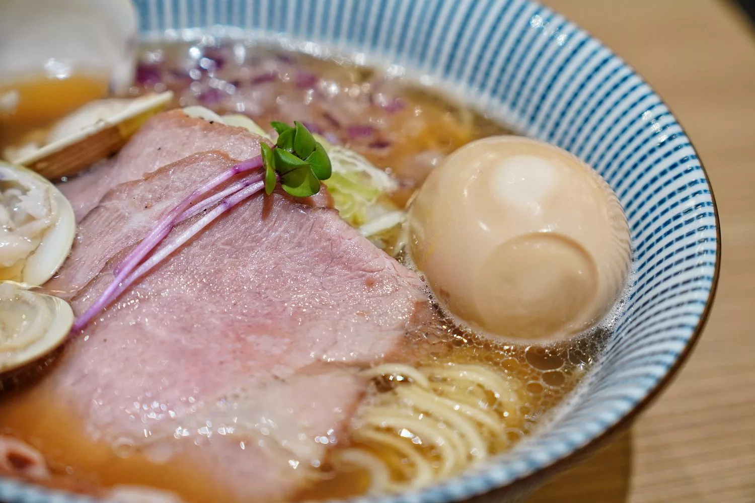 【京都拉麵】貝だし麺きた田(貝湯麵 北田)，蛤蠣湯底清爽系拉麵，京都排隊人氣名店! @混血珊莎的奇幻旅程