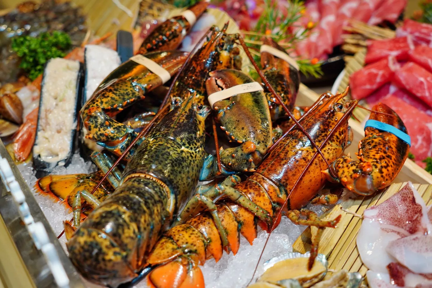 【汕頭火鍋】深紅汕頭鍋物SOGO敦化店，活體龍蝦現流海鮮霸氣上桌! @混血珊莎的奇幻旅程