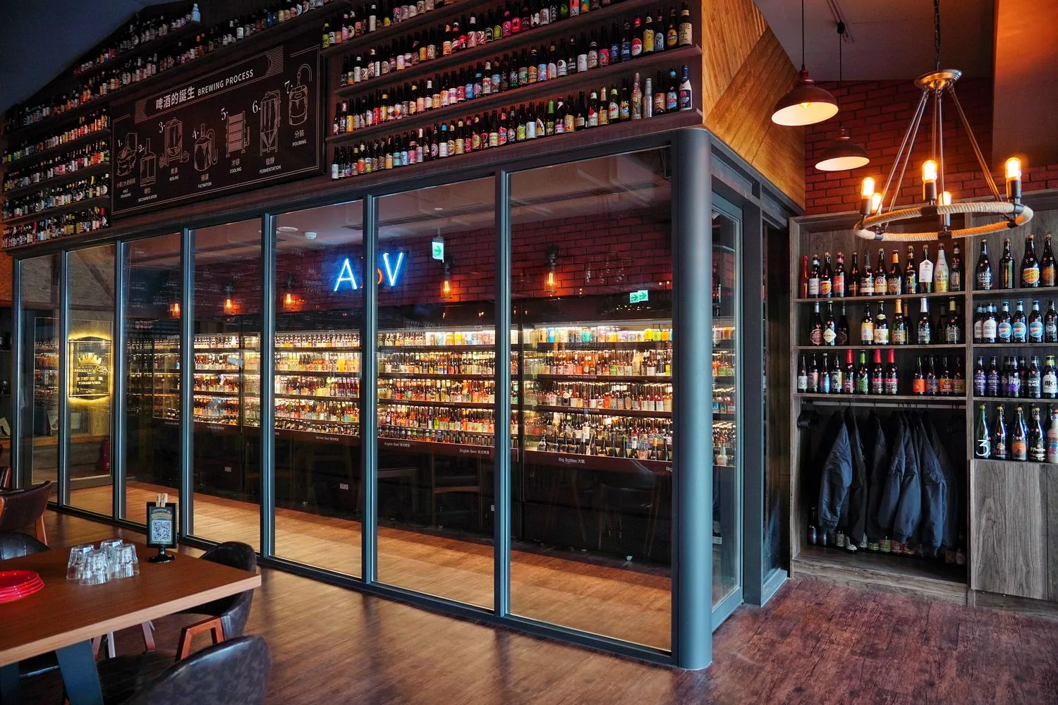 【ABV地中海餐酒館台中概念店】台中西區餐酒館，不限時品味地中海料理，700款精釀啤酒走廊全台最大! @混血珊莎的奇幻旅程