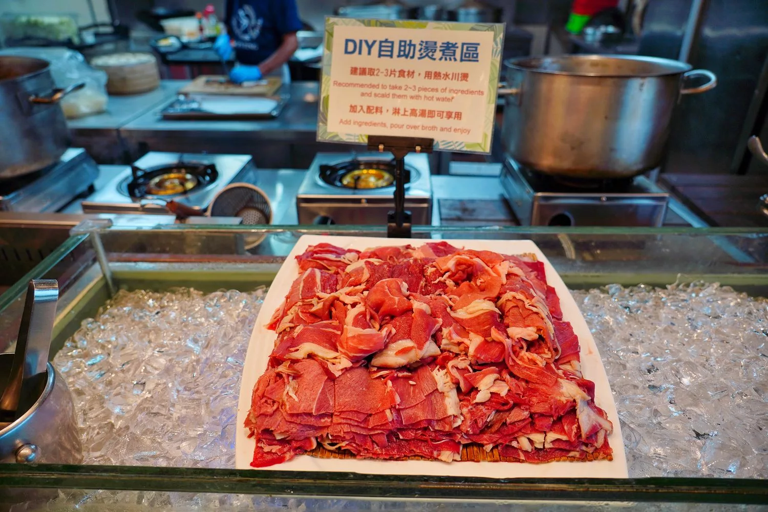 【墾丁凱撒早餐】現燙牛肉湯/現做歐姆蛋鬆餅，中西式餐點豐富又好吃! @混血珊莎的奇幻旅程