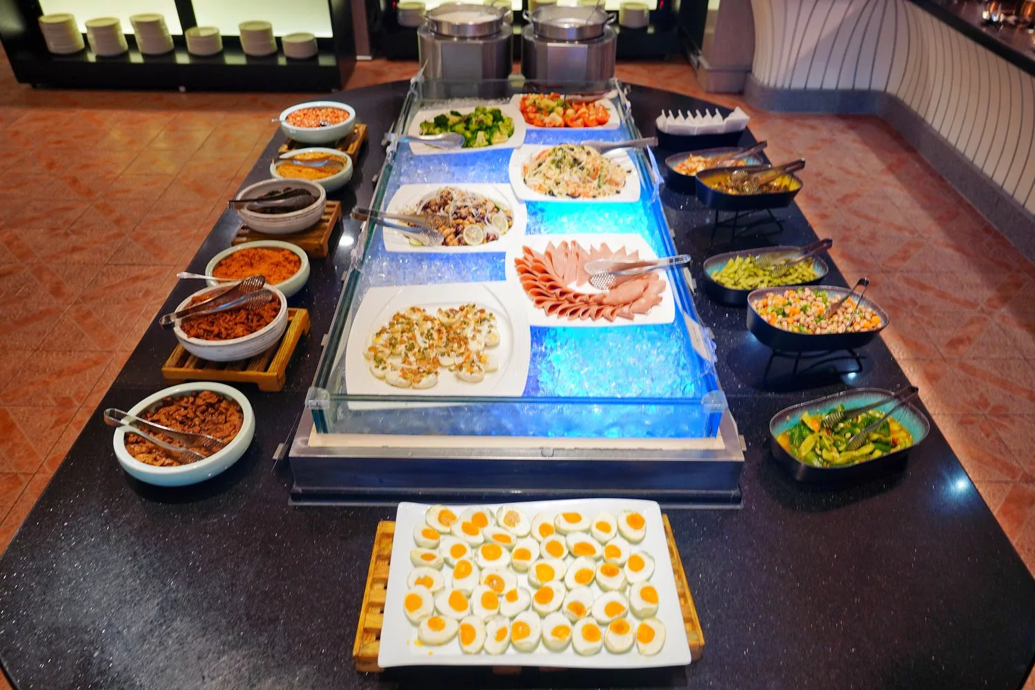 【墾丁凱撒早餐】現燙牛肉湯/現做歐姆蛋鬆餅，中西式餐點豐富又好吃! @混血珊莎的奇幻旅程