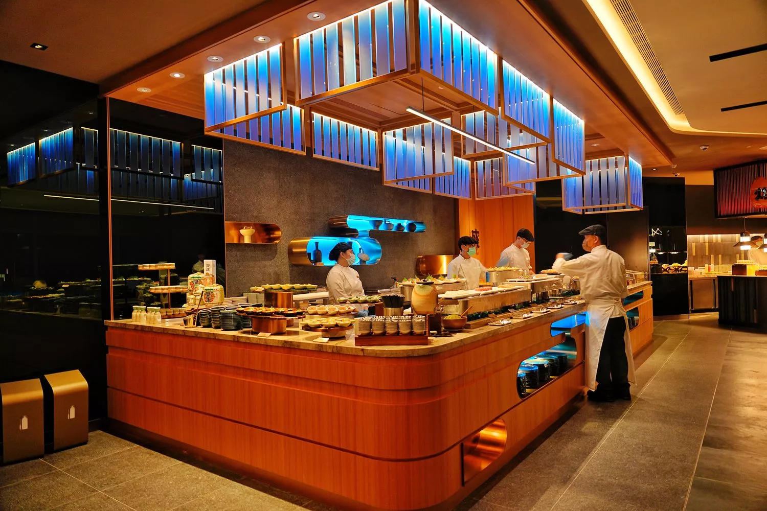 【島語自助餐廳】台北漢來大飯店自助餐，升級版漢來海港吃到飽，價位菜色影片完整攻略! @混血珊莎的奇幻旅程