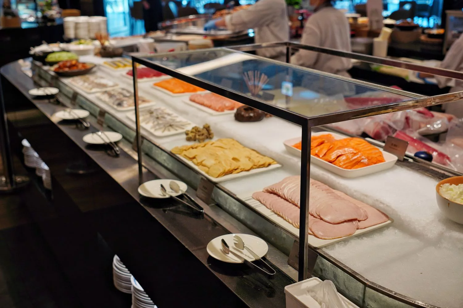 【漢來海港餐廳】漢來海港天母店，超人氣吃到飽，必吃菜色價位優惠分享! @混血珊莎的奇幻旅程