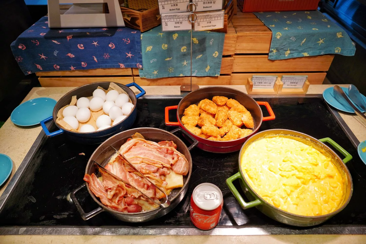 【高雄英迪格酒店早餐】豐盛中西式自助早餐，專人現做牛肉湯熱壓吐司! @混血珊莎的奇幻旅程