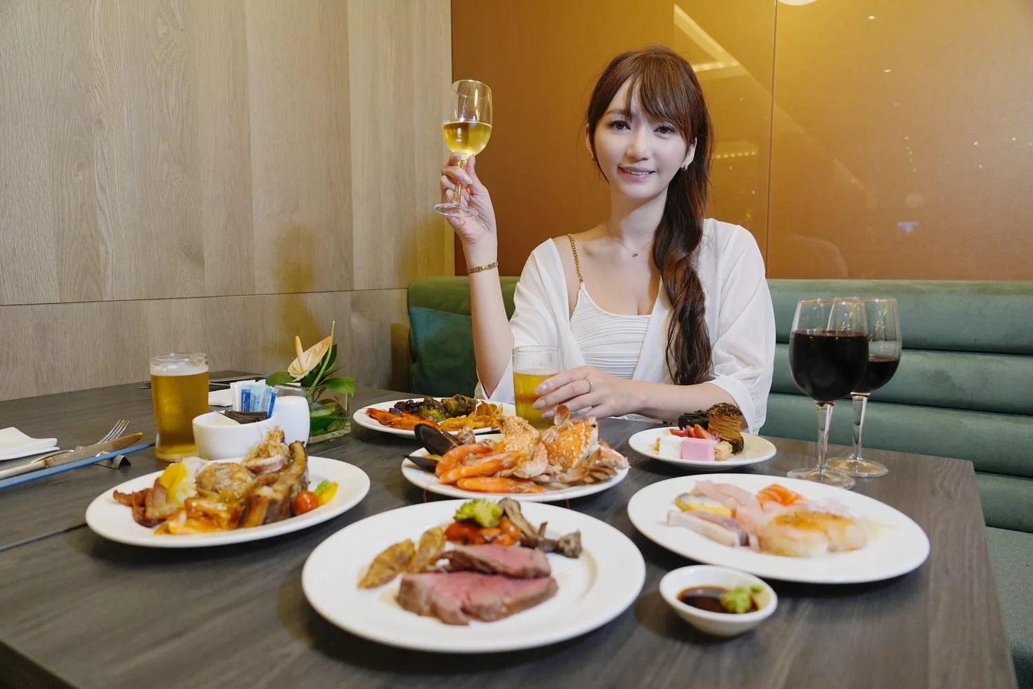 盛宴自助餐廳｜新竹喜來登自助餐，聚餐約會首選竹北buffet! @混血珊莎的奇幻旅程