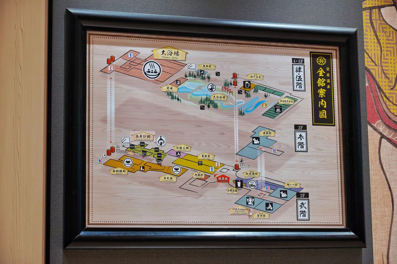 【大阪溫泉】大阪空庭溫泉，穿浴衣泡湯屋暢遊溫泉主題樂園! @混血珊莎的奇幻旅程