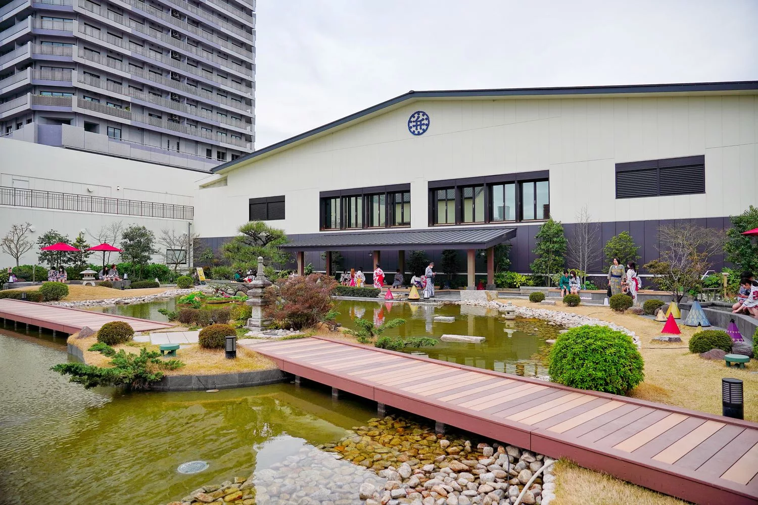 【大阪溫泉】大阪空庭溫泉，穿浴衣泡湯屋暢遊溫泉主題樂園! @混血珊莎的奇幻旅程