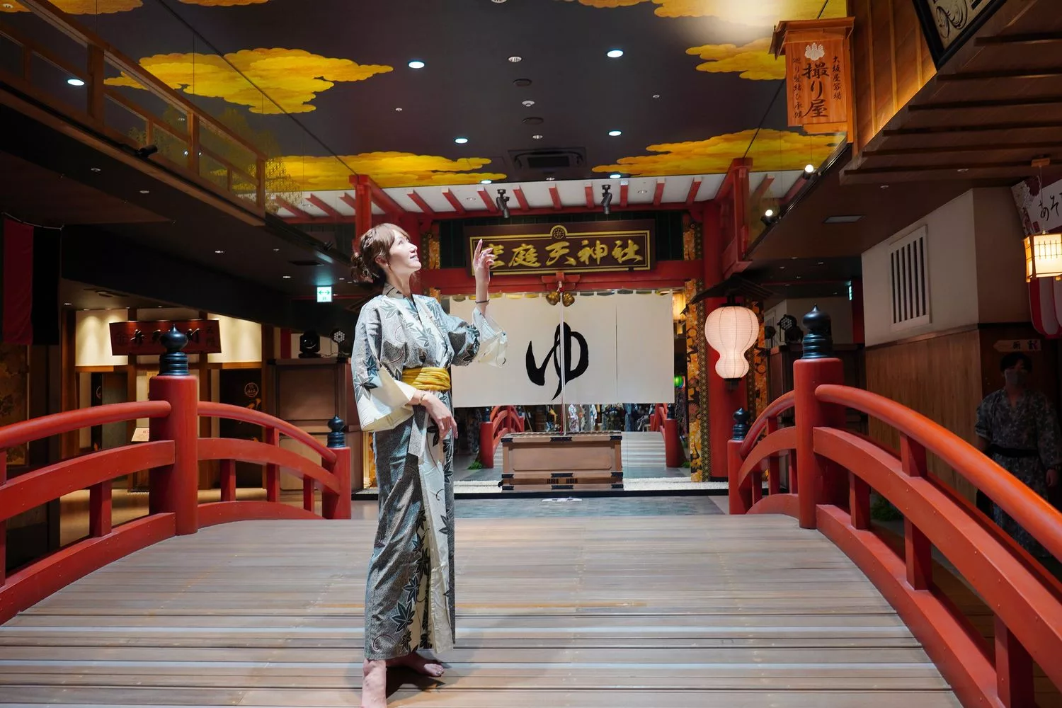 【大阪溫泉】大阪空庭溫泉，穿浴衣泡湯屋暢遊溫泉主題樂園! @混血珊莎的奇幻旅程
