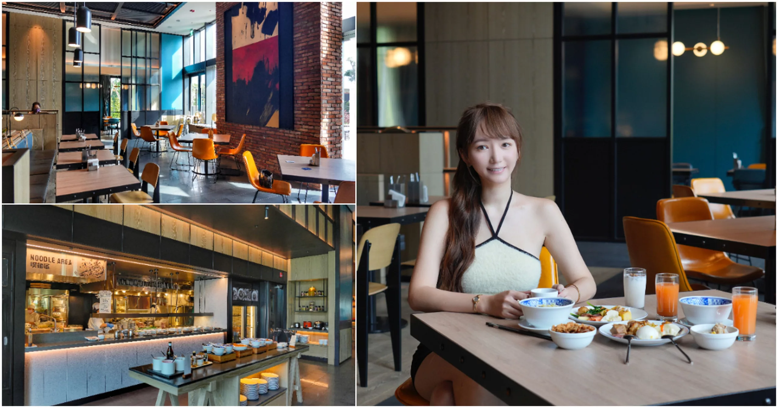【八里早餐】八里福朋喜來登酒店The Mesh Kitchen早餐吃到飽，現煮摵仔麵跟淡水魚丸湯! @混血珊莎的奇幻旅程