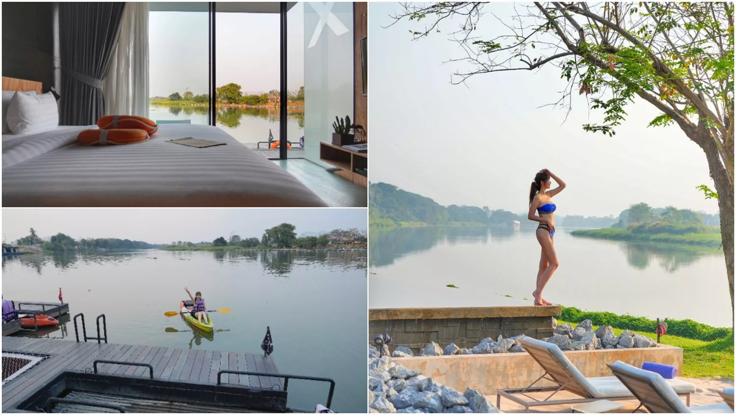 Cross River Kwai｜北碧府桂河克羅斯度假村，獨木舟泳池多種玩法!北碧府住宿! @混血珊莎的奇幻旅程