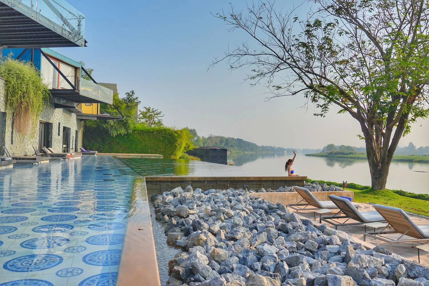Cross River Kwai｜北碧府桂河克羅斯度假村，獨木舟泳池多種玩法!北碧府住宿! @混血珊莎的奇幻旅程
