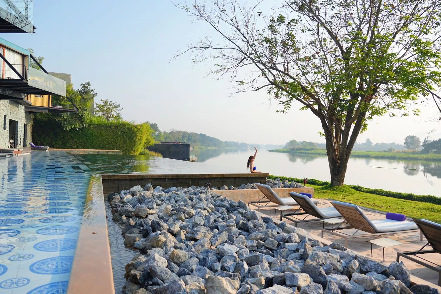 Cross River Kwai｜北碧府桂河克羅斯度假村，獨木舟泳池多種玩法!北碧府住宿! @混血珊莎的奇幻旅程