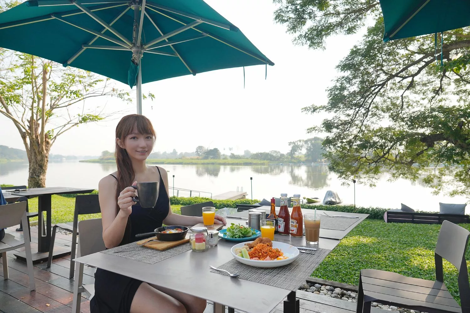 Cross River Kwai｜北碧府桂河克羅斯度假村，獨木舟泳池多種玩法!北碧府住宿! @混血珊莎的奇幻旅程