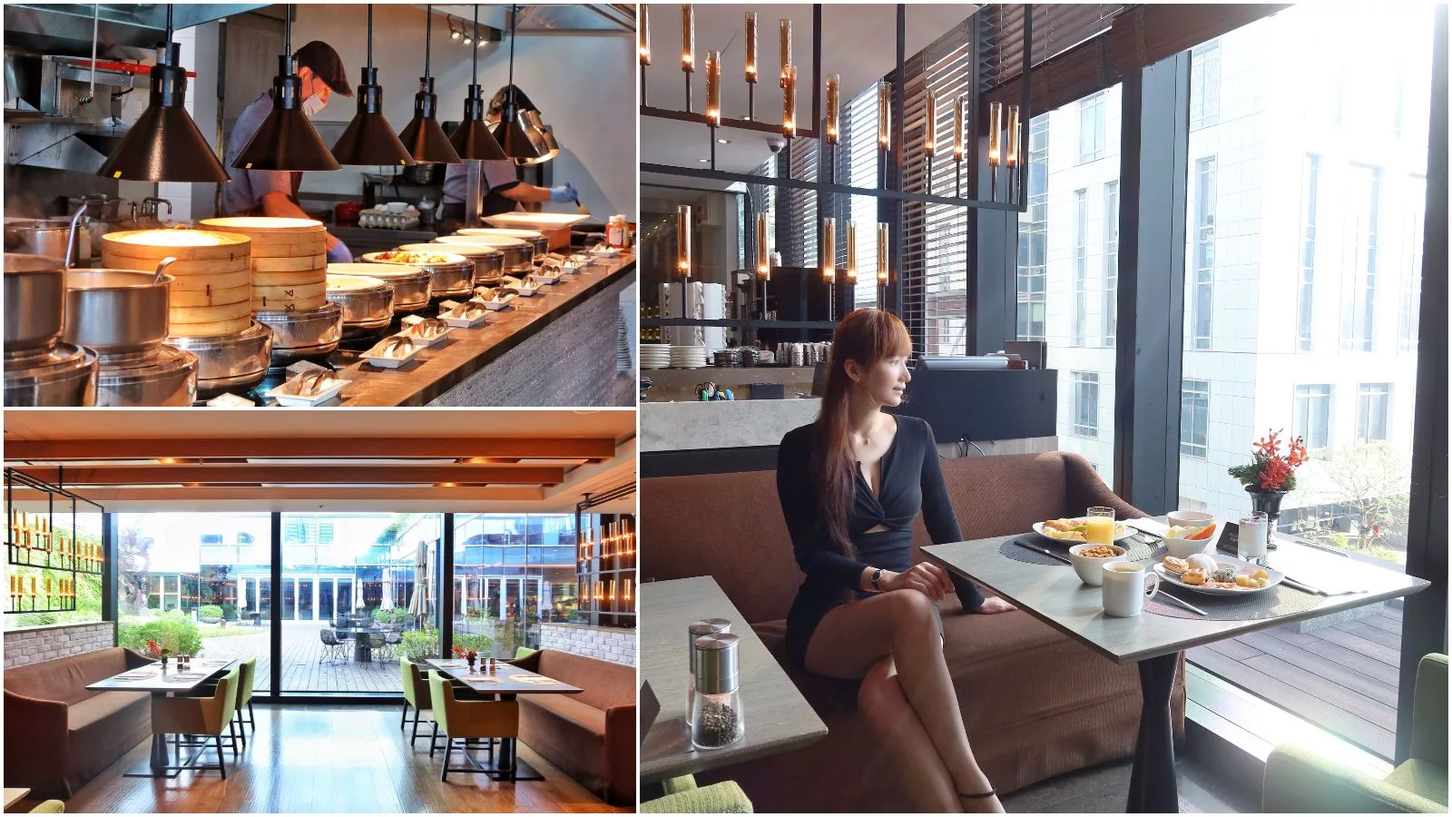 台北艾麗希爾頓格芮精選酒店早餐｜戶外空中花園美景餐點選擇豐富! @混血珊莎的奇幻旅程