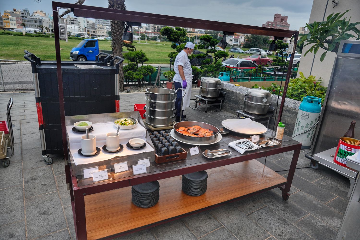 澎湖福朋喜來登星光港灣BBQ｜夏季必吃露天燒烤啤酒趴! @混血珊莎的奇幻旅程