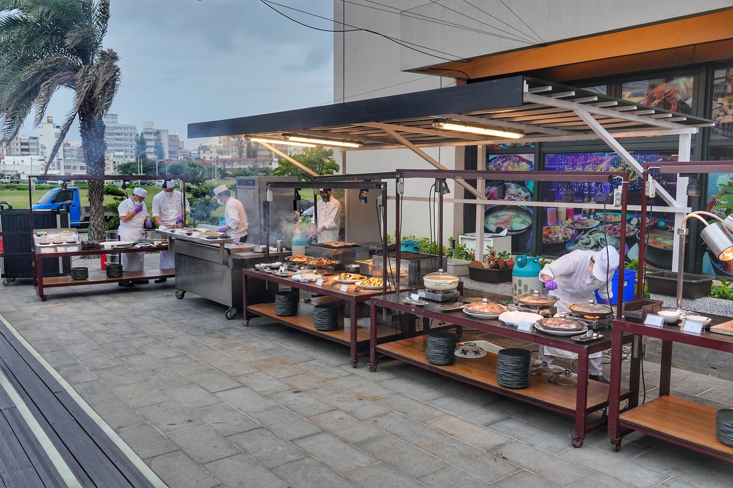 澎湖福朋喜來登星光港灣BBQ｜夏季必吃露天燒烤啤酒趴! @混血珊莎的奇幻旅程