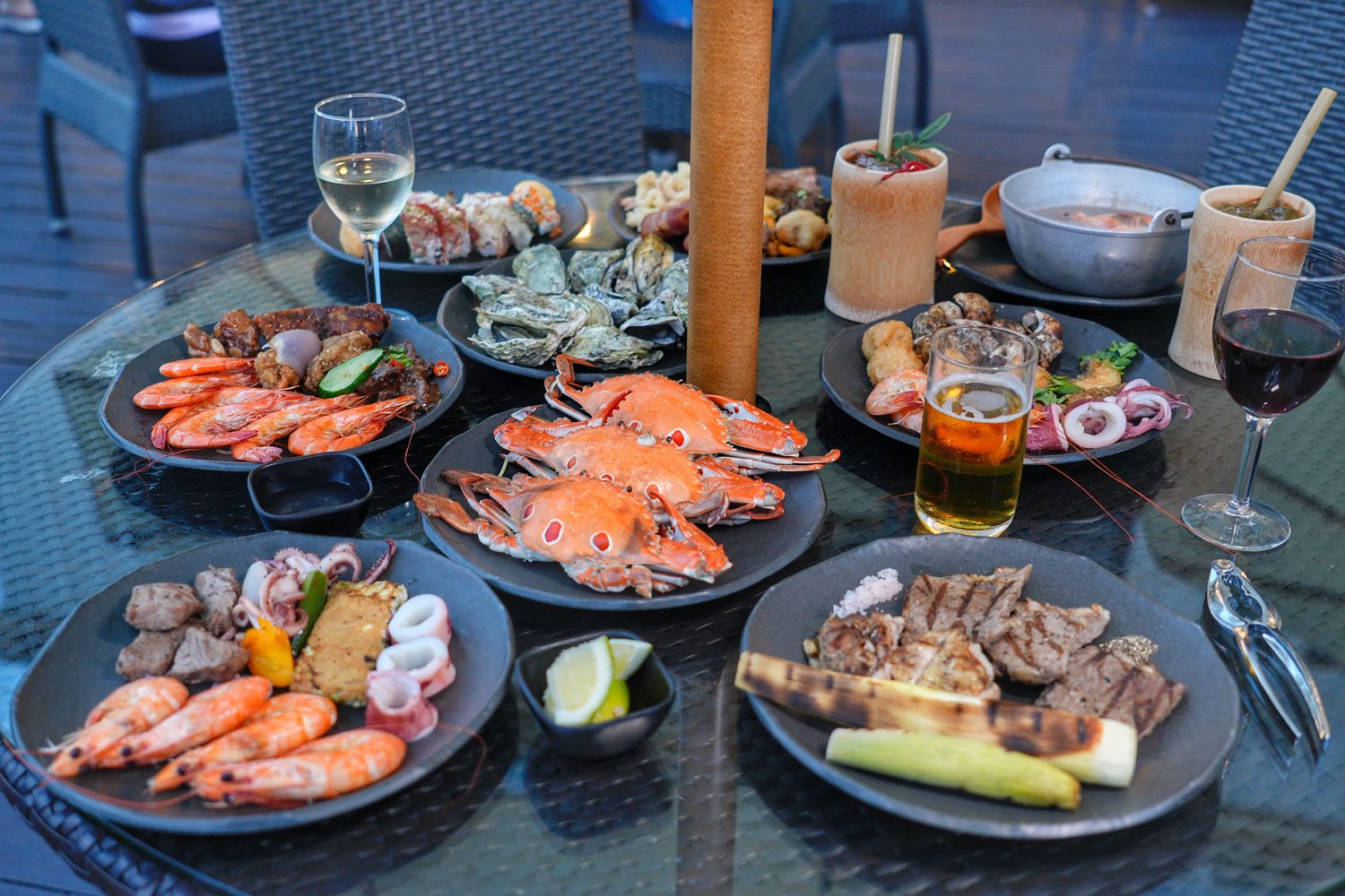 澎湖福朋喜來登星光港灣BBQ｜夏季必吃露天燒烤啤酒趴! @混血珊莎的奇幻旅程