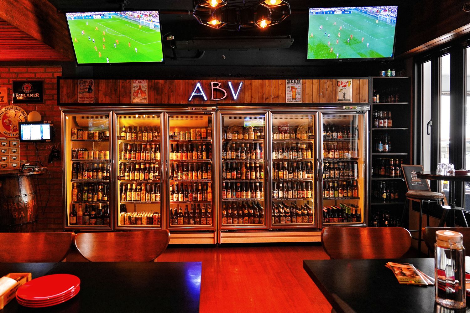 ABV地中海餐酒館光復店｜台北西班牙餐廳爽喝百種精釀啤酒，不限時聚餐好去處! @混血珊莎的奇幻旅程