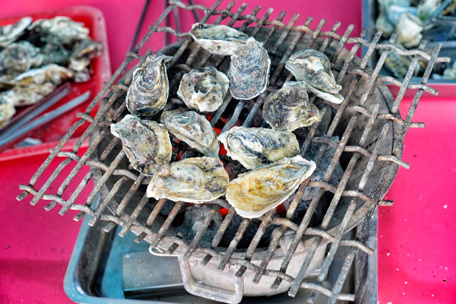 海上皇宮海洋牧場｜烤澎湖牡蠣鮮蚵&#038;海鮮粥吃到飽，釣魚K歌通通有! @混血珊莎的奇幻旅程