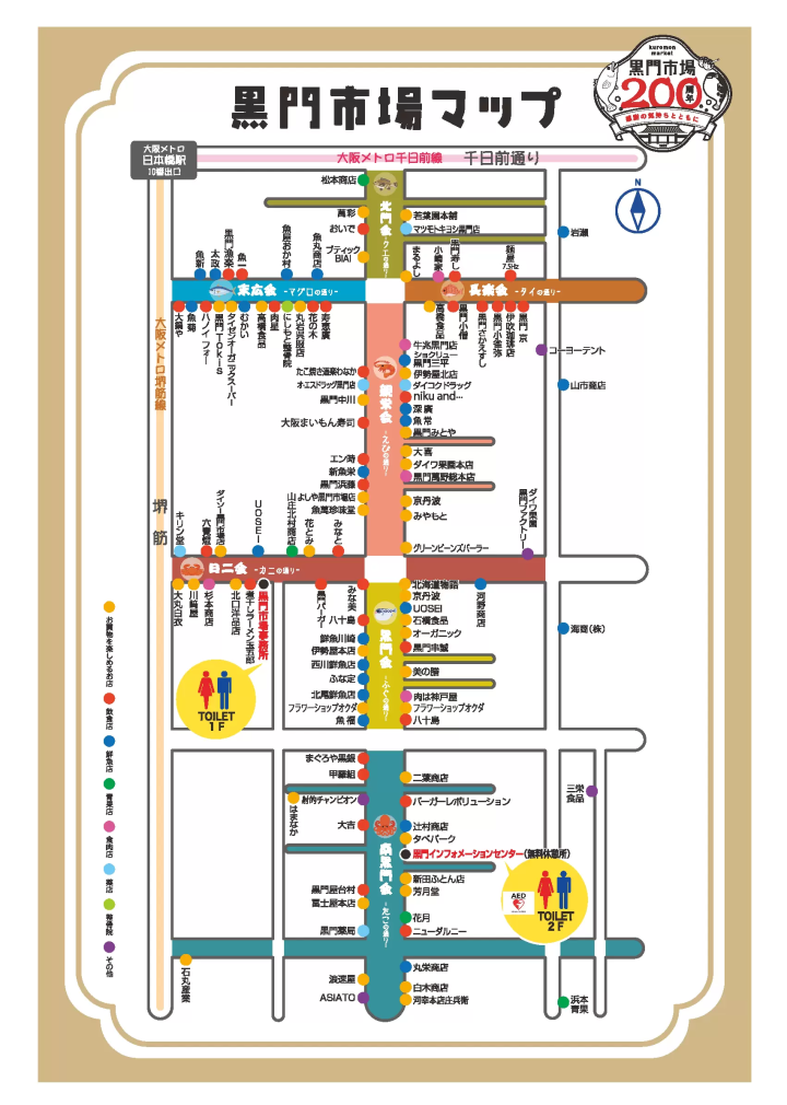 大阪黑門市場｜2025必吃美食、早餐、營業時間交通全攻略! @混血珊莎的奇幻旅程