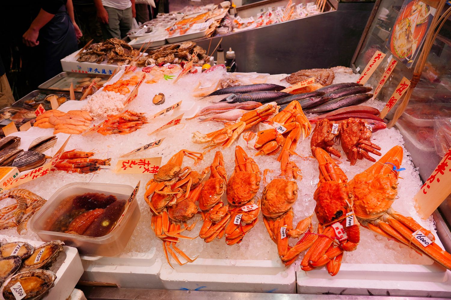 2025京都錦市場美食｜生魚片、海鮮串烤、營業時間、交通地圖通通有! @混血珊莎的奇幻旅程