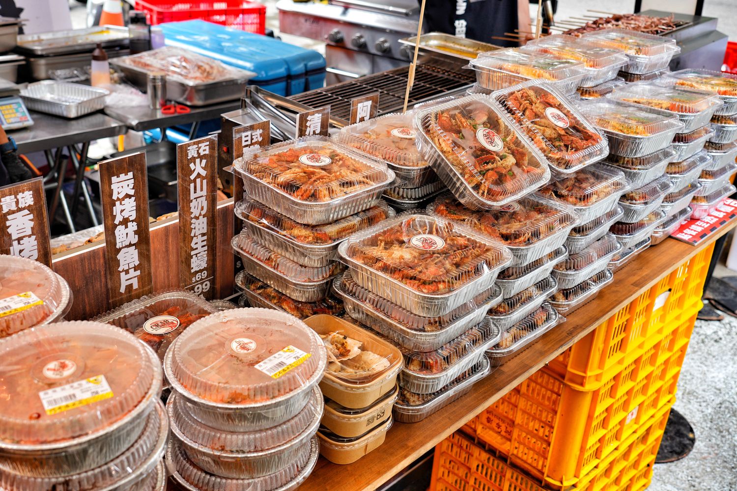 阿布潘水產｜台中百坪海鮮超市，中秋烤肉食材祭出超殺價格! @混血珊莎的奇幻旅程