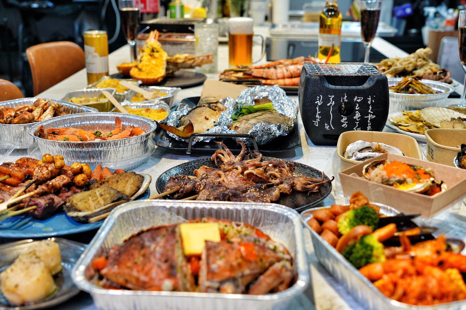阿布潘水產｜台中百坪海鮮超市，中秋烤肉食材祭出超殺價格! @混血珊莎的奇幻旅程