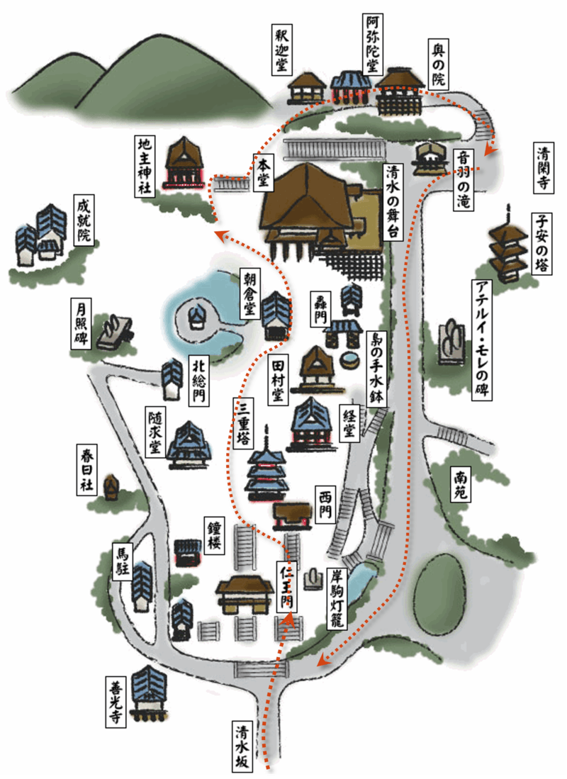 【京都清水寺】必看景點遊玩指南跟交通攻略! @混血珊莎的奇幻旅程