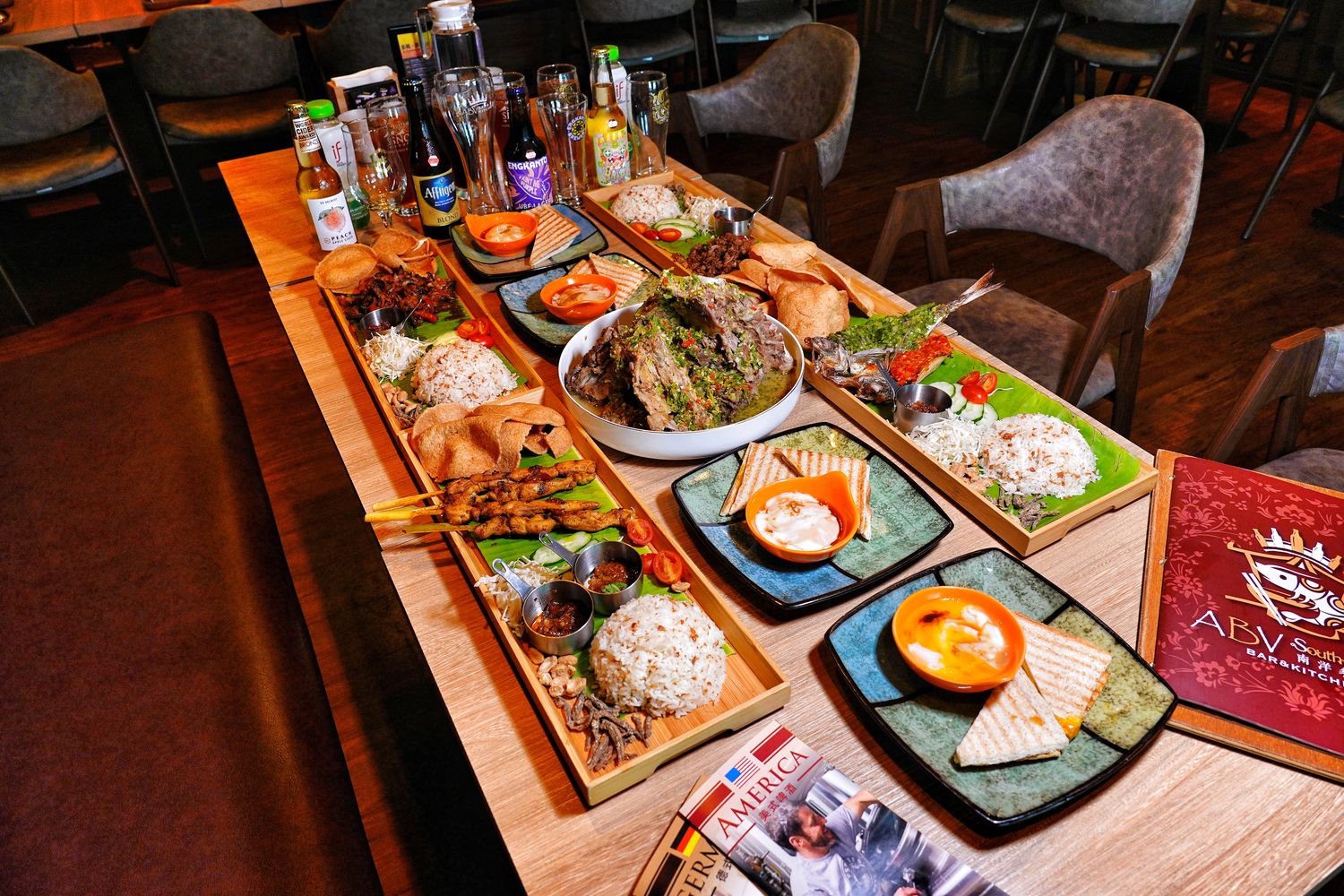 ABV南洋餐酒館｜台北平價早午餐只要 339 元，附咖椰吐司跟飲料! @混血珊莎的奇幻旅程