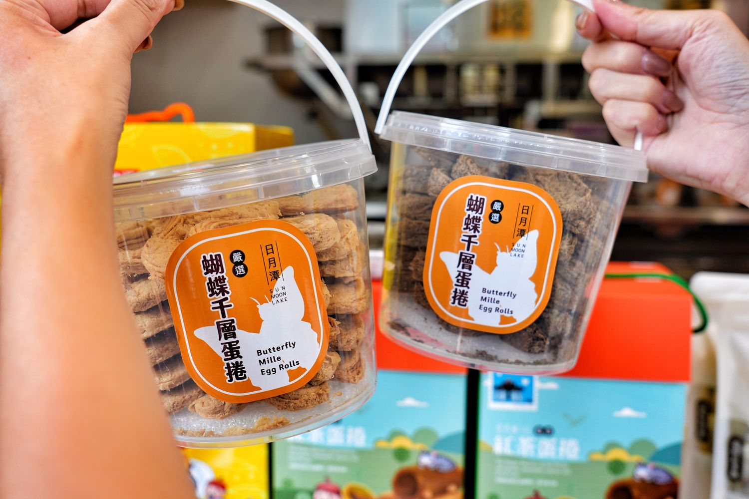 哖記紅茶蛋捲｜必買日月潭伴手禮，超夯伊達邵碼頭美食! @混血珊莎的奇幻旅程