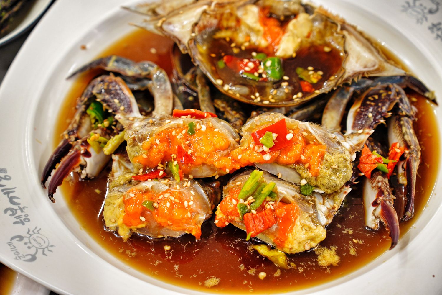 順美家幸福醬蟹東大門店｜必吃東大門美食(附中文菜單)! @混血珊莎的奇幻旅程