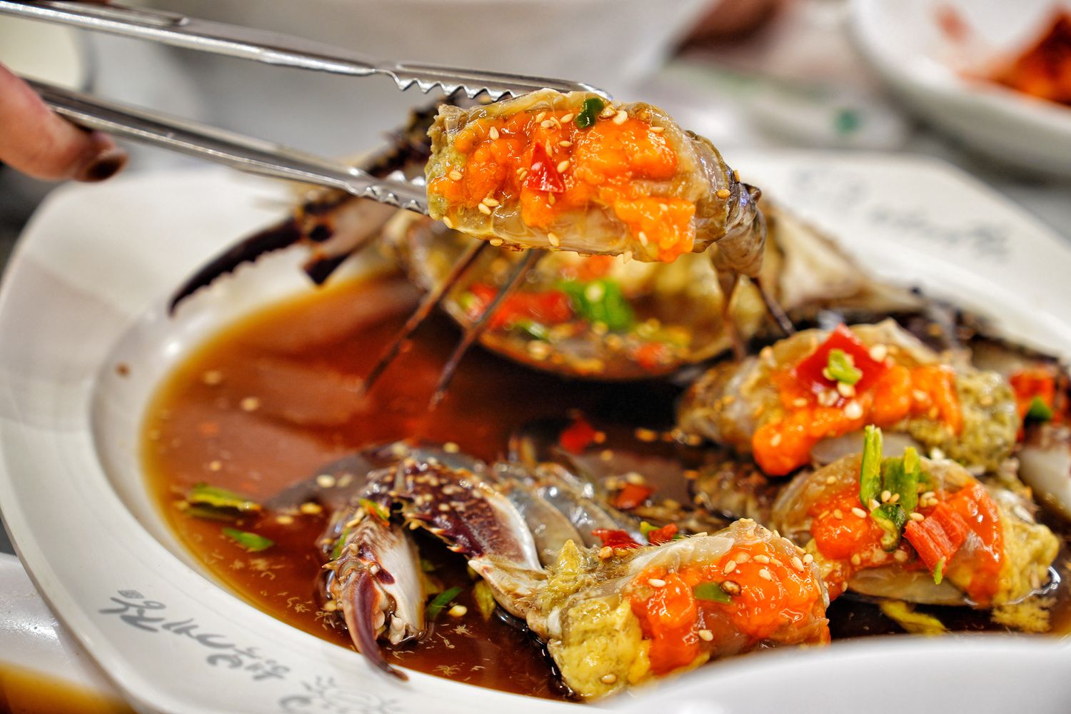 順美家幸福醬蟹東大門店｜必吃東大門美食(附中文菜單)! @混血珊莎的奇幻旅程