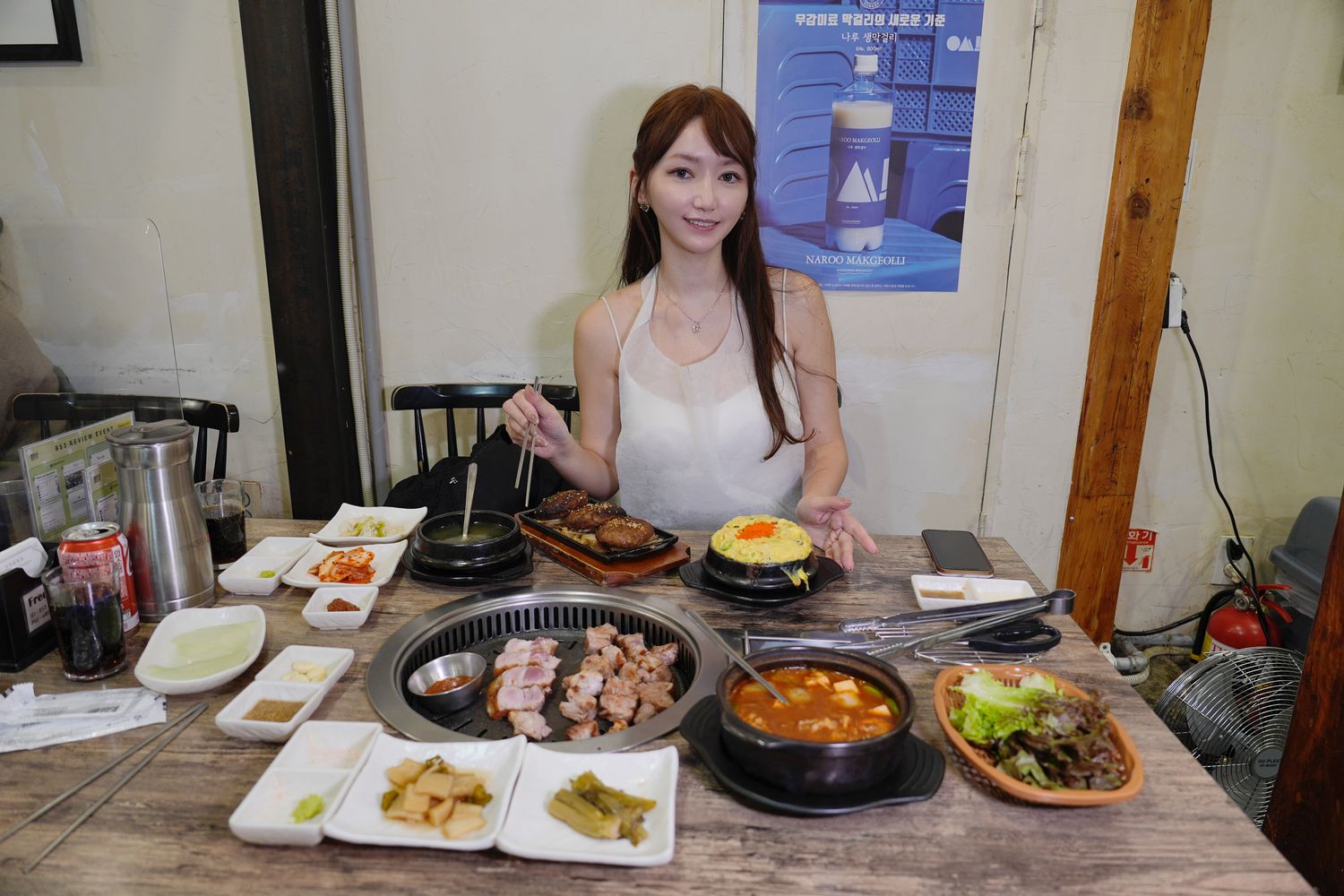 853韓式燒烤餐廳|仁寺洞美食推薦，傳統韓屋排隊名店! @混血珊莎的奇幻旅程