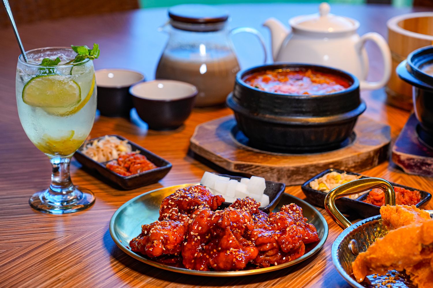韓宮館｜竹北高鐵必吃新竹韓式料理，小菜紫米飯無限續! @混血珊莎的奇幻旅程
