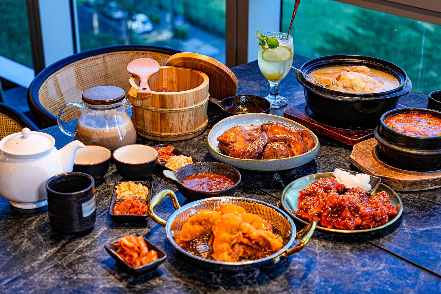 韓宮館｜竹北高鐵必吃新竹韓式料理，小菜紫米飯無限續! @混血珊莎的奇幻旅程